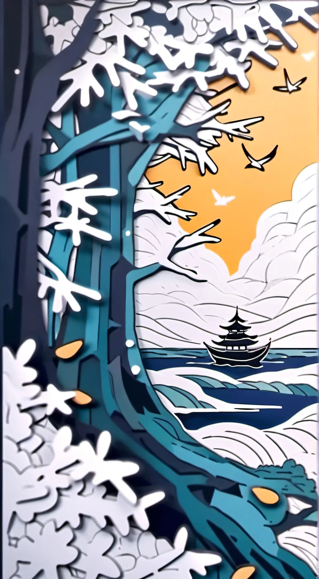 ai character: dandy world:)  background