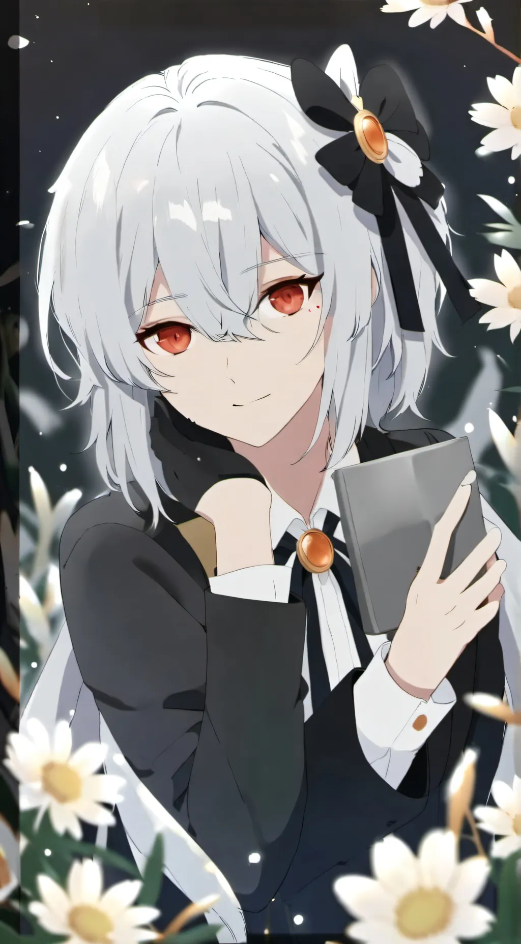 ai character: Blaubeere 🫐💗✨ background