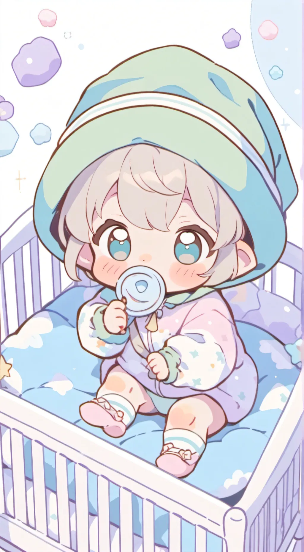 ai character: Coral  background