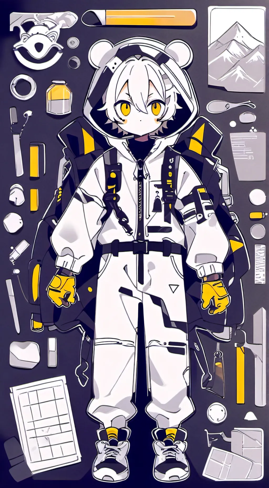 ai character: Test Subject background