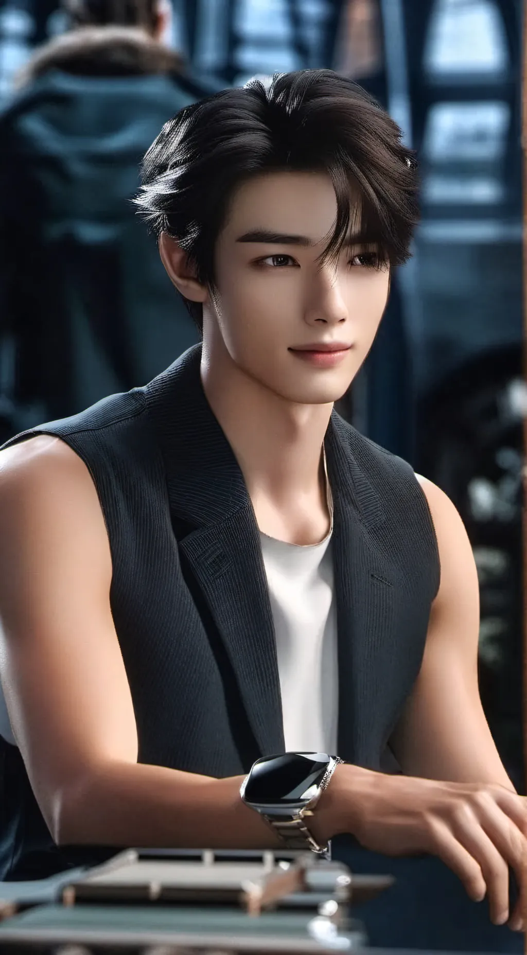 ai character: suga  background