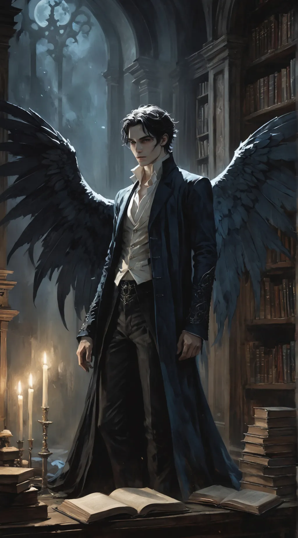 ai character: Azrael background