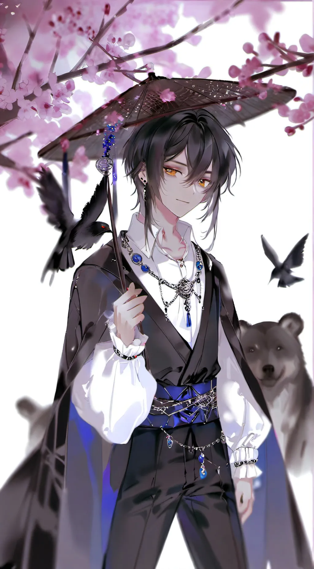 ai character: The only way  background