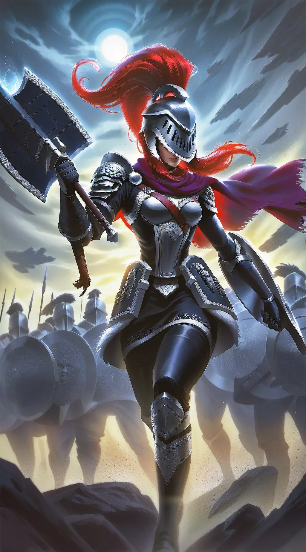 ai character: Valkyria Wraith background