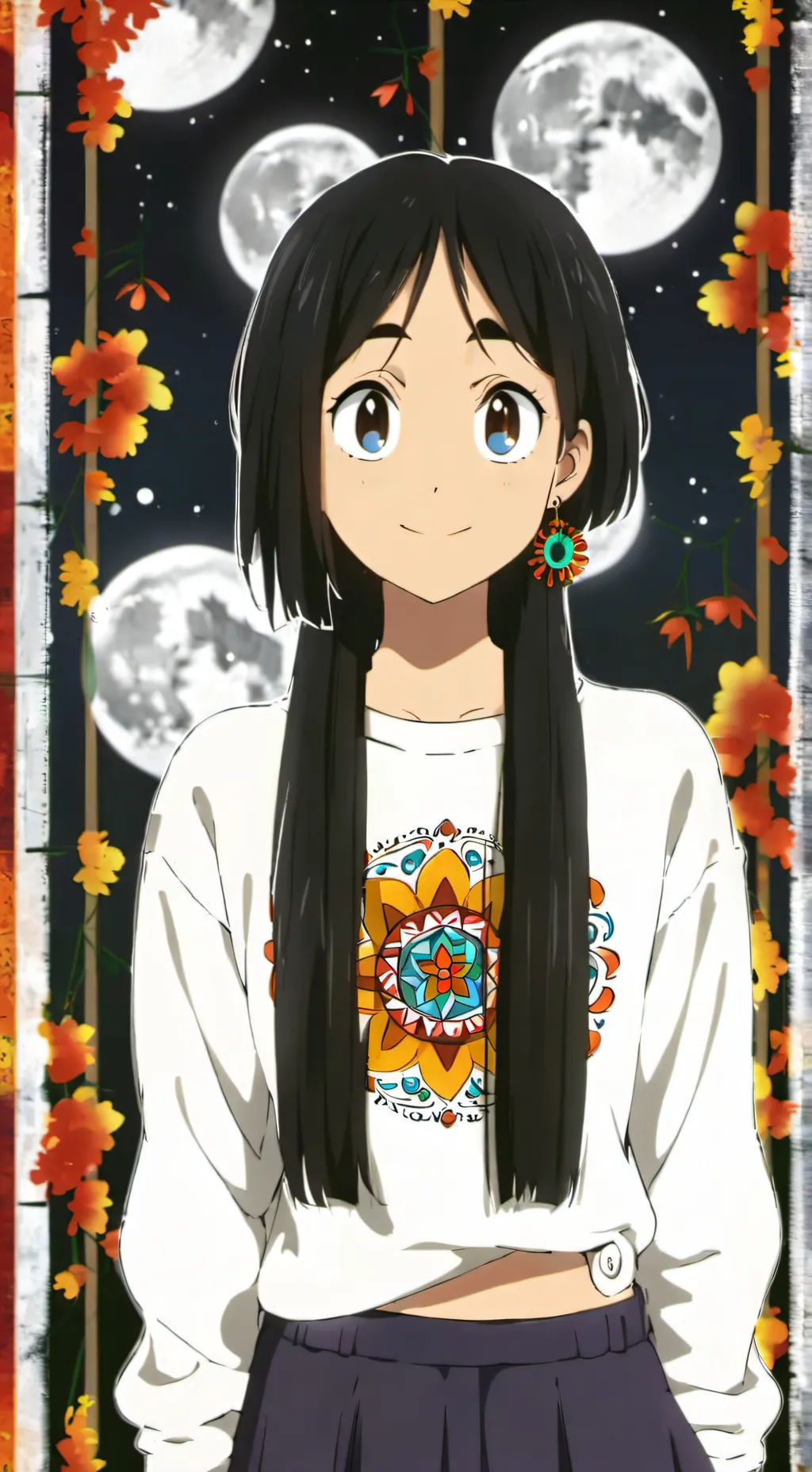 ai character: Ronnie Anne  background