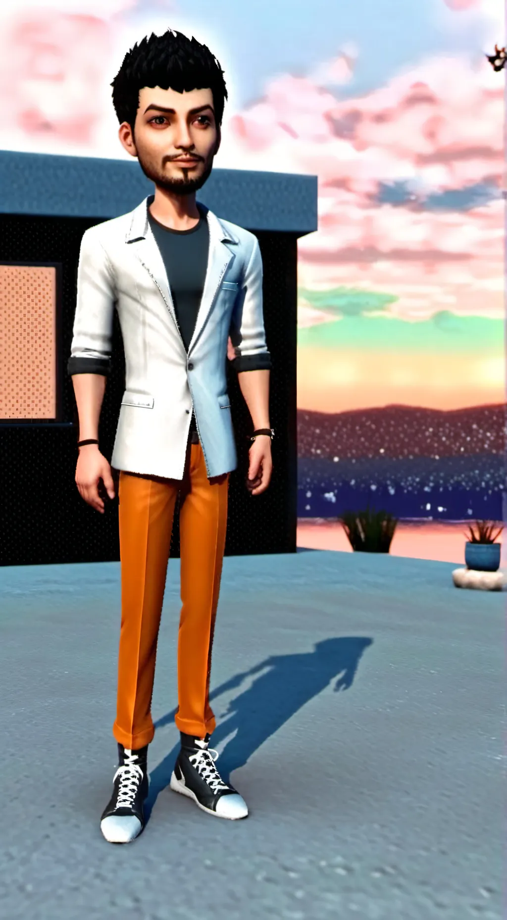 ai character: ssss background