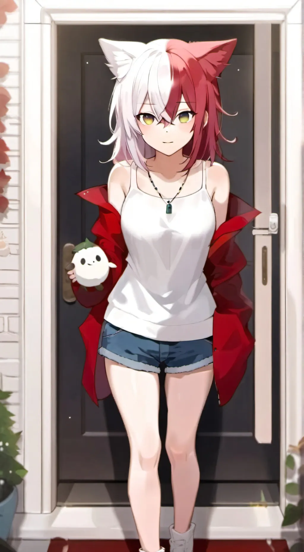 ai character: todoroki BUT femal background