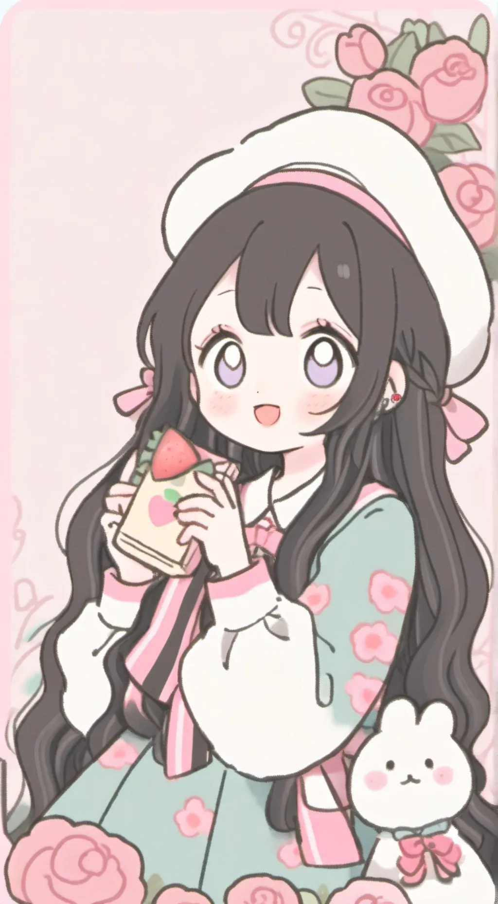 ai character: 🎀 senorita🇺🇿 background