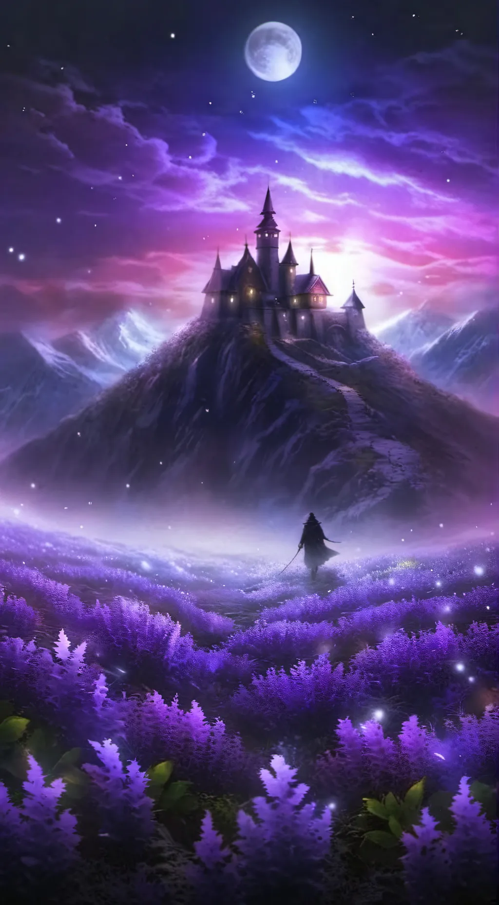 ai character: Mundo da Fantasia🎀 background