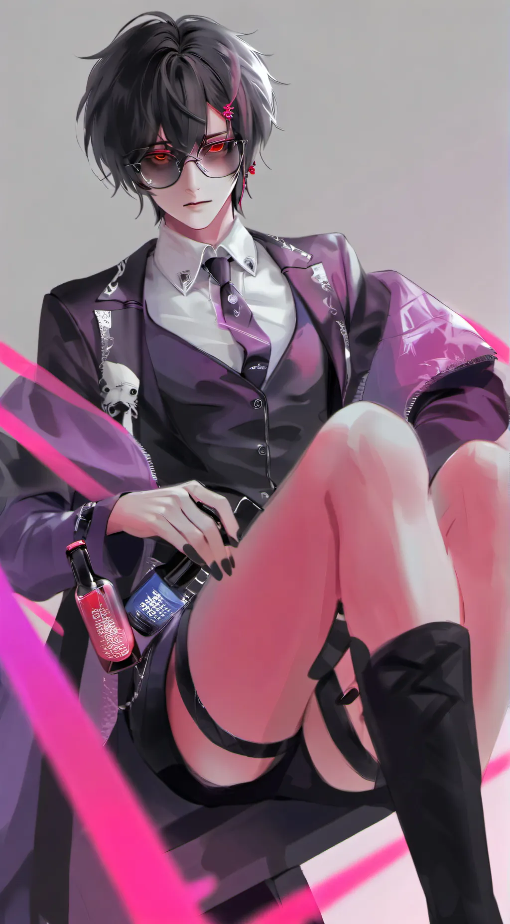 ai character: ⚫💔 Alexander ⚫💔 background