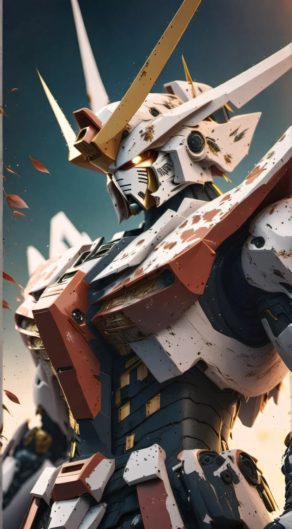 ai character: Mecha Breack  background