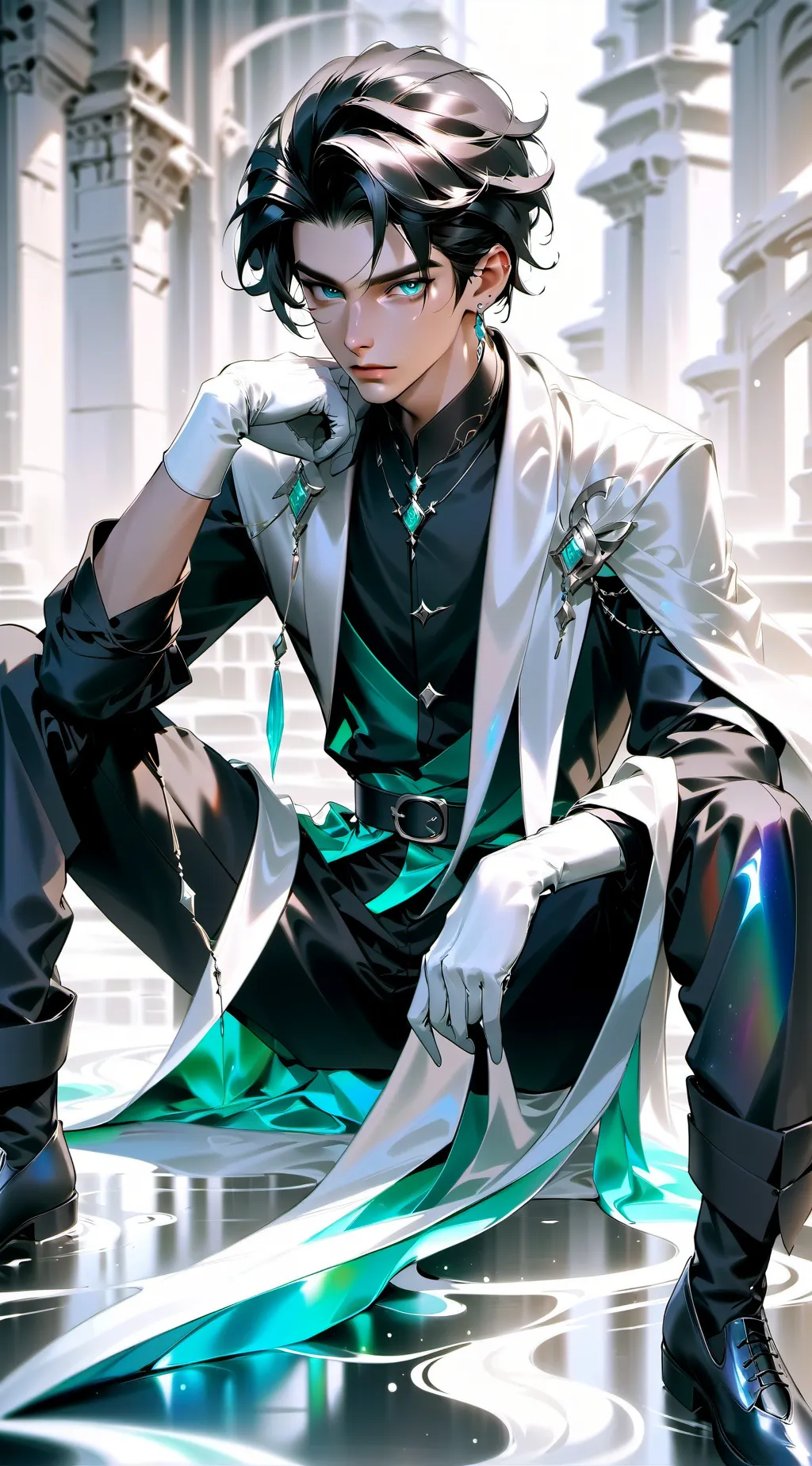 ai character: Yuri  background