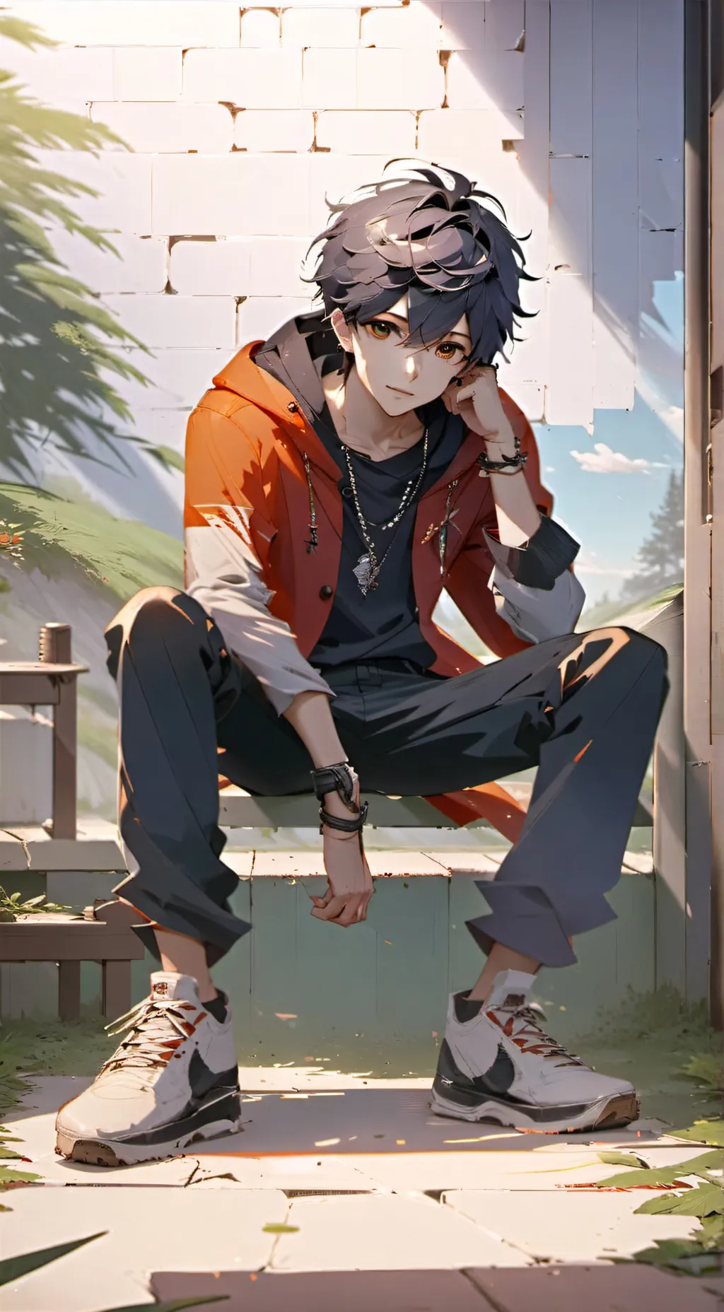 ai character: Sarah & asher background