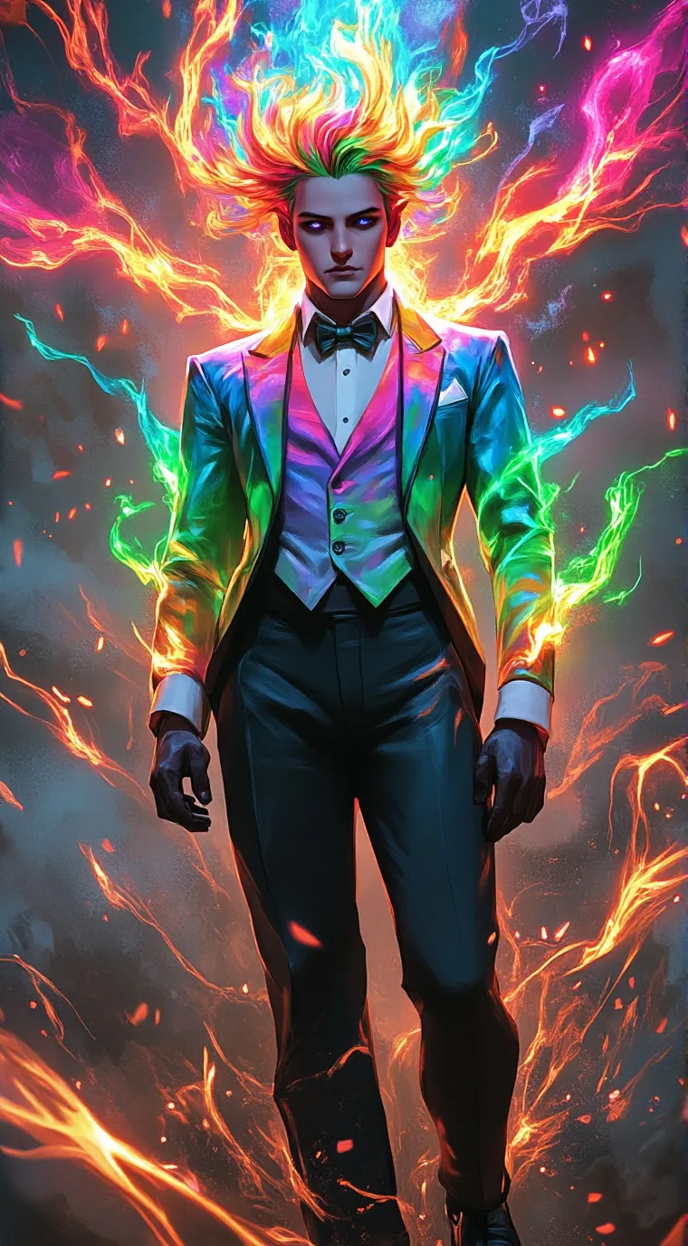 ai character: Element  background