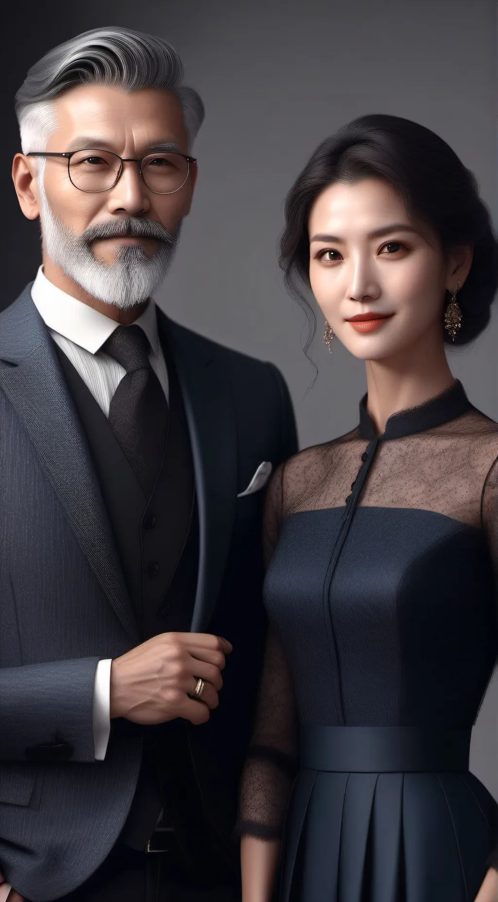 ai character: Girl  background