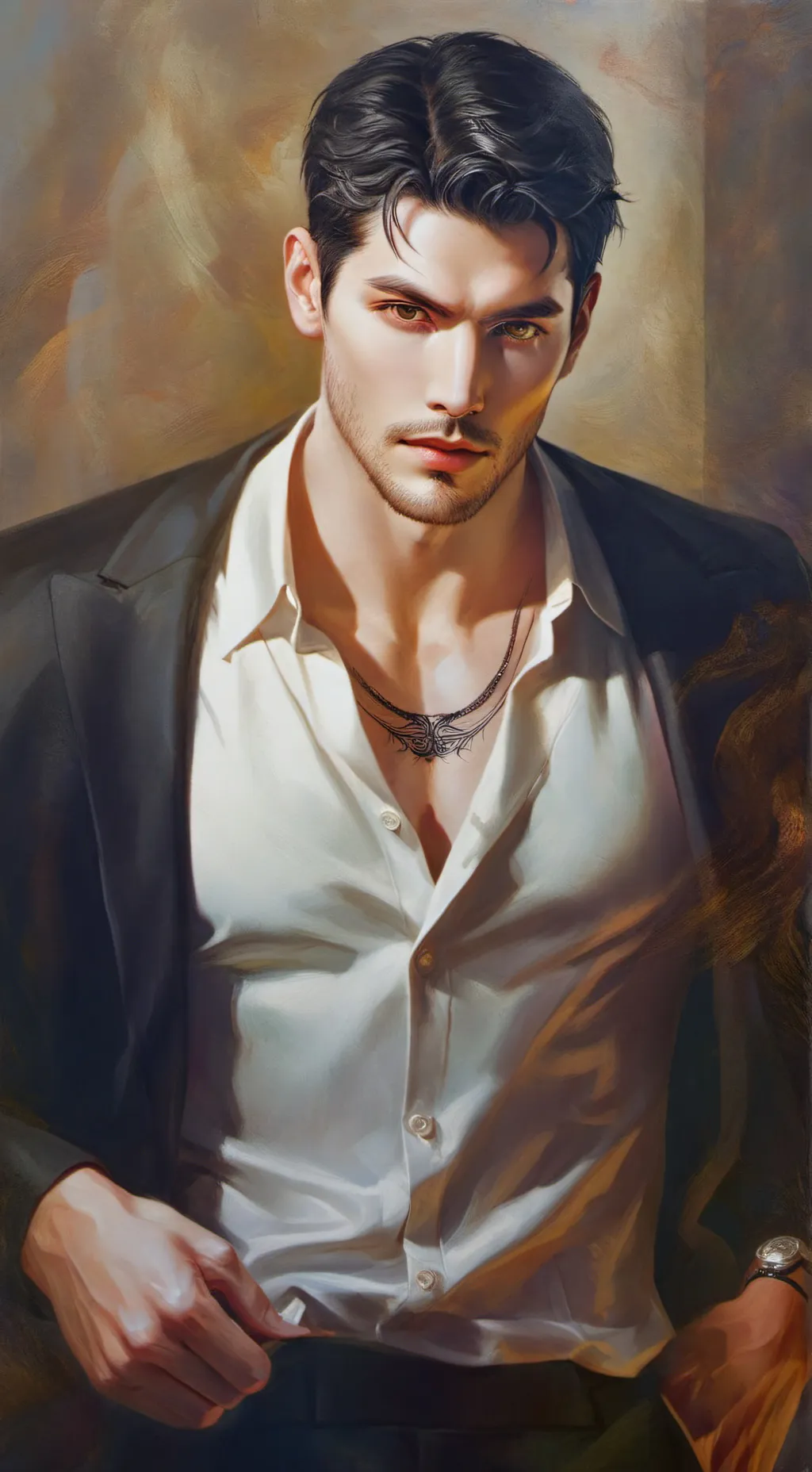 ai character: Sebastian March  background