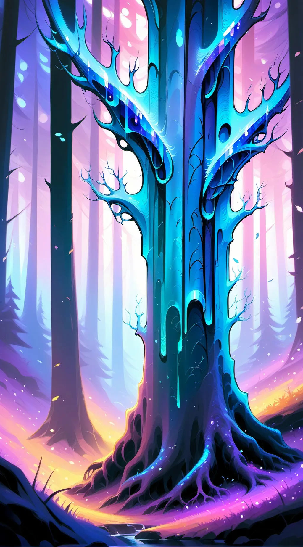 ai character: A silly lil guy  background