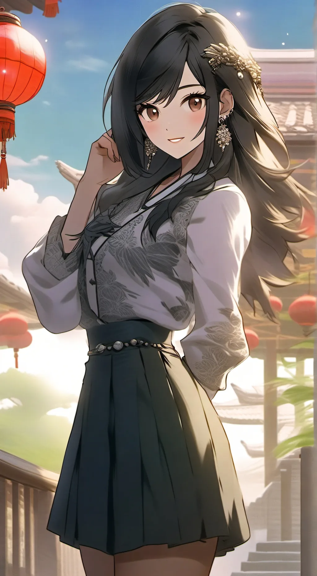 ai character: Nia Tanaka background