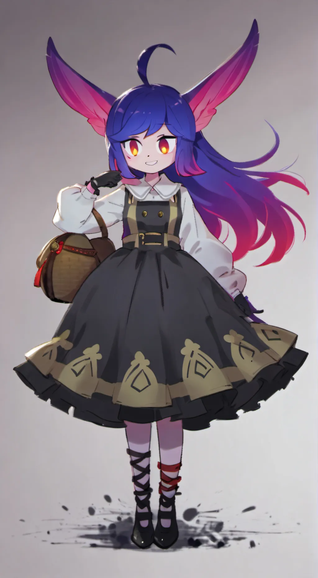 ai character: winter background