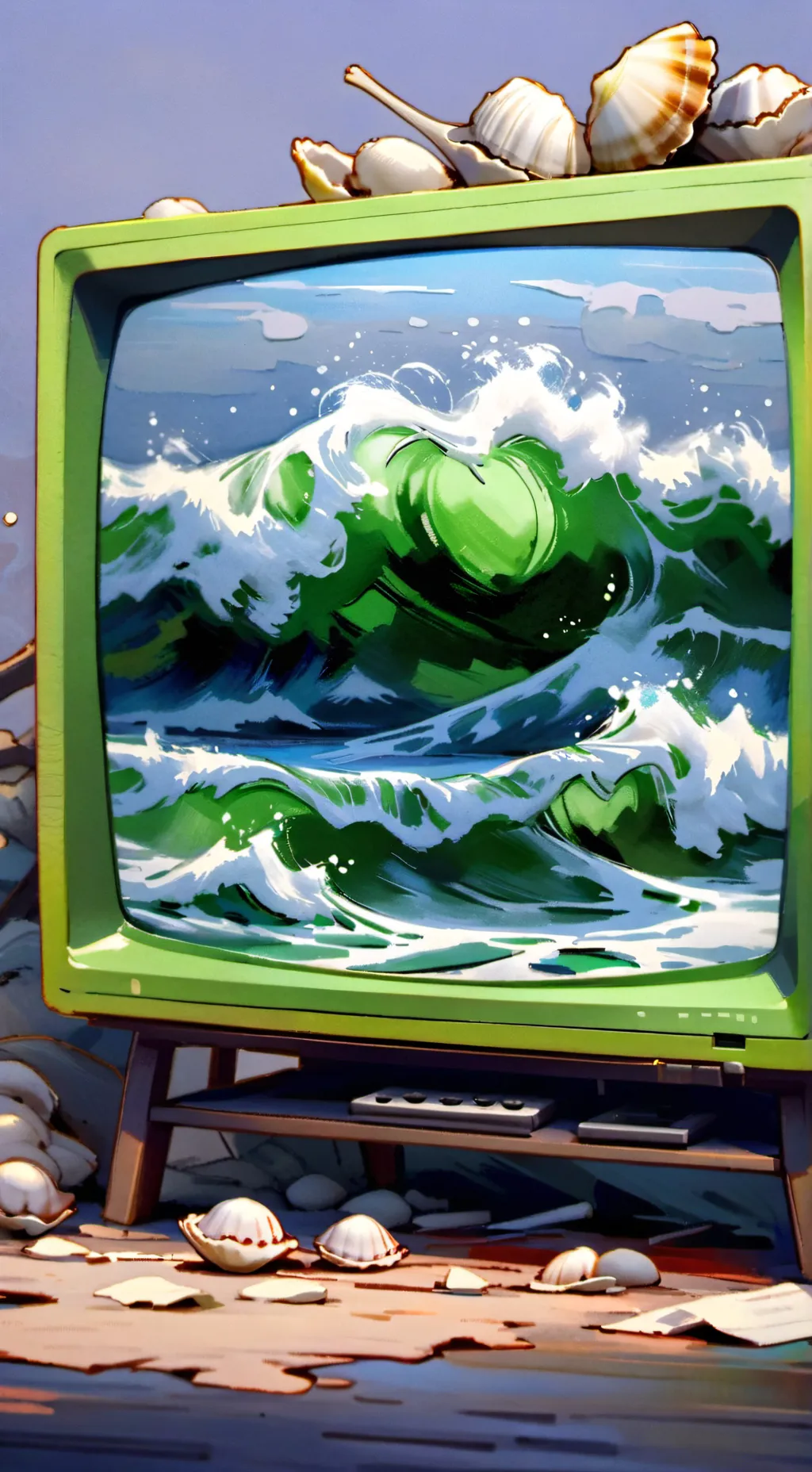 ai character: shellvision Angst background