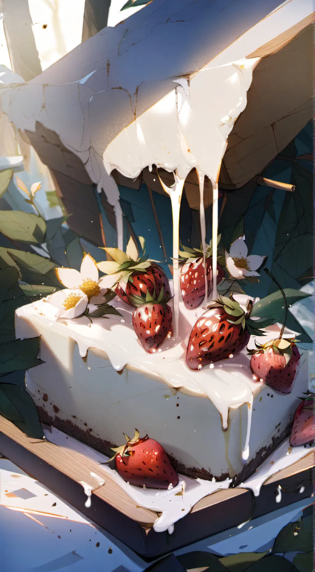 ai character: sprout🍓 background