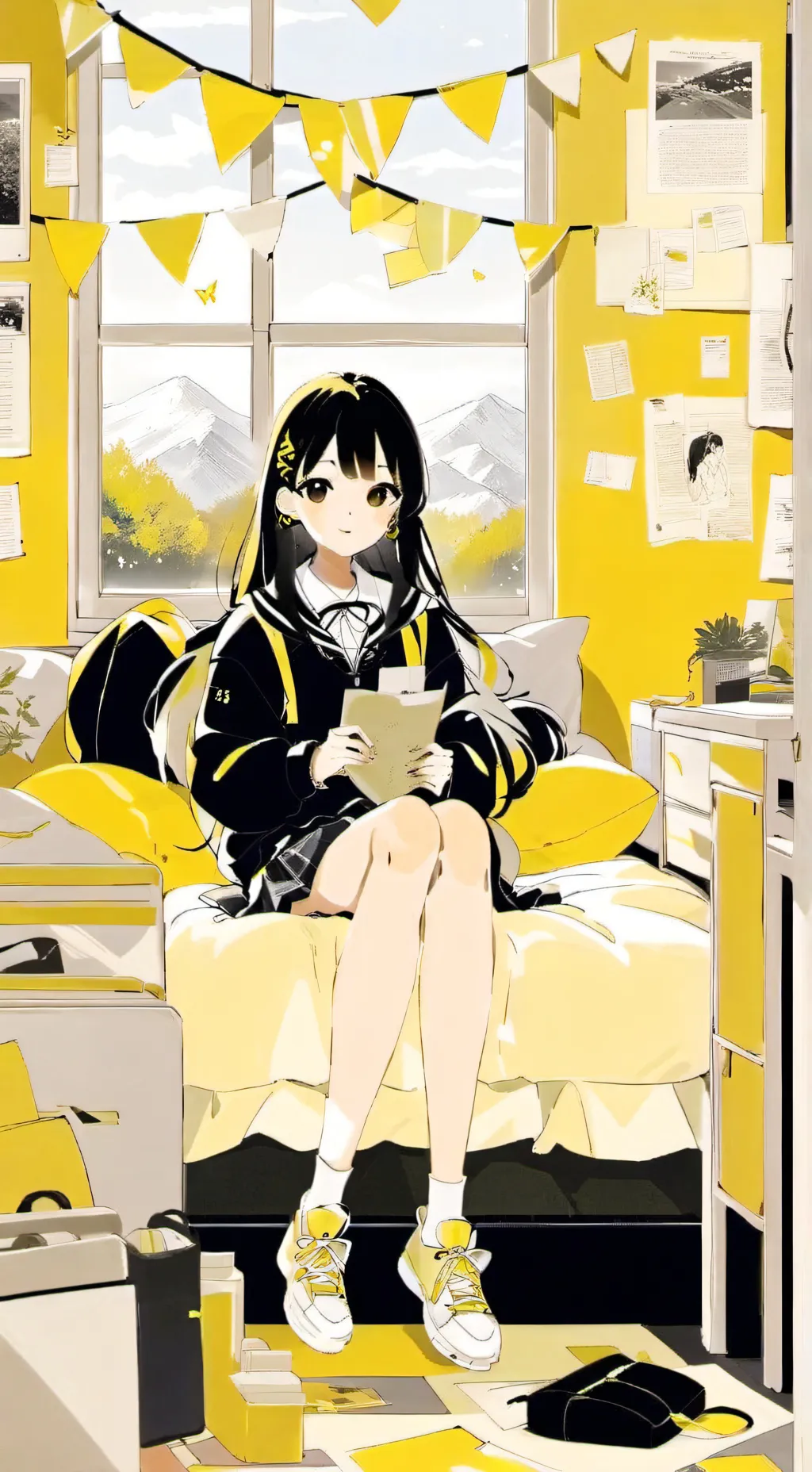 ai character: mia  background