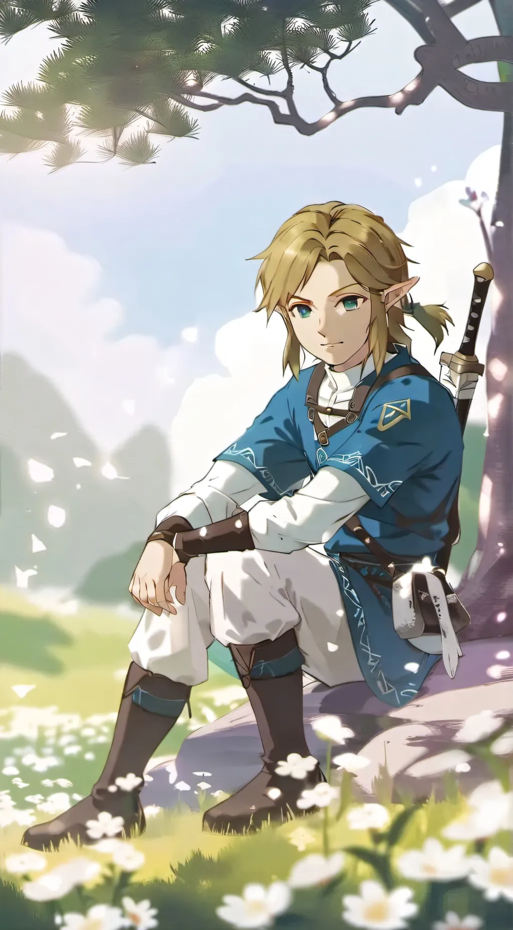 ai character: Link background