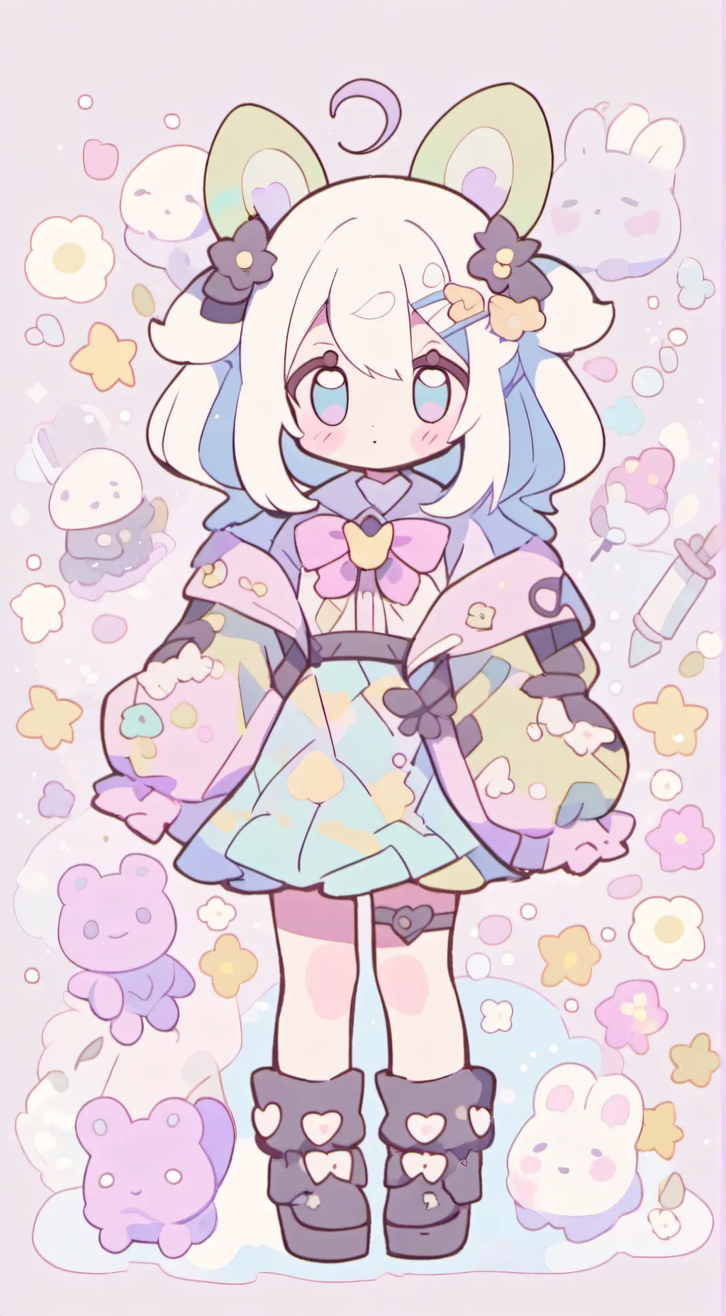 ai character: Dandys World human background