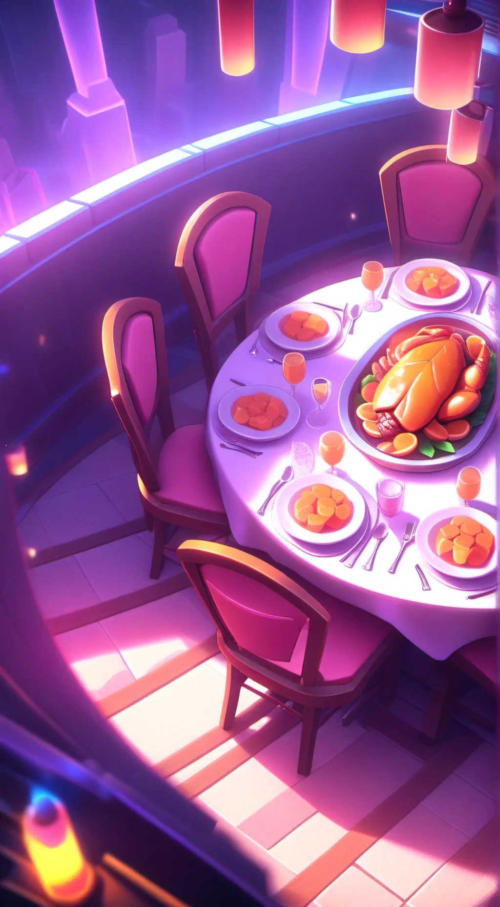 ai character: After squid game 2 background