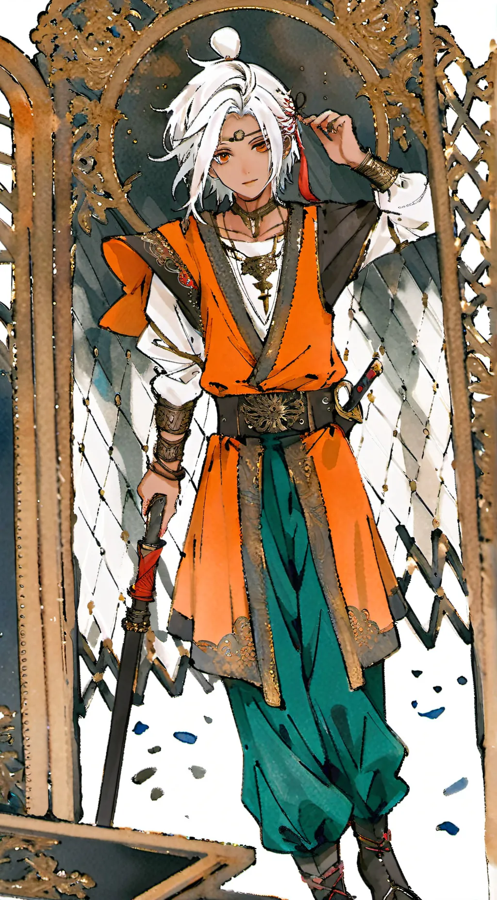 ai character: Sprunki hateswenda background