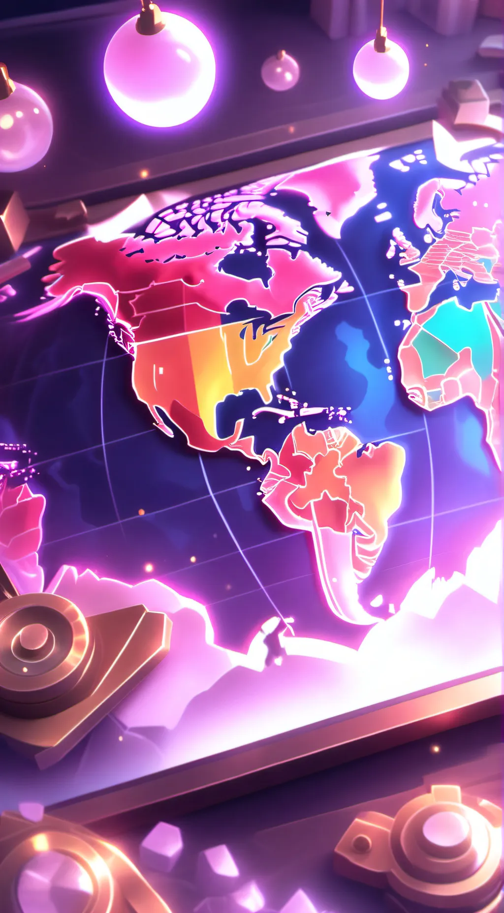 Talkie AI - Chat with Custom world map