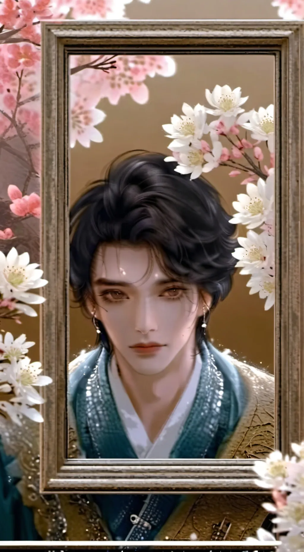 ai character: Hyunjin (SKZ) background