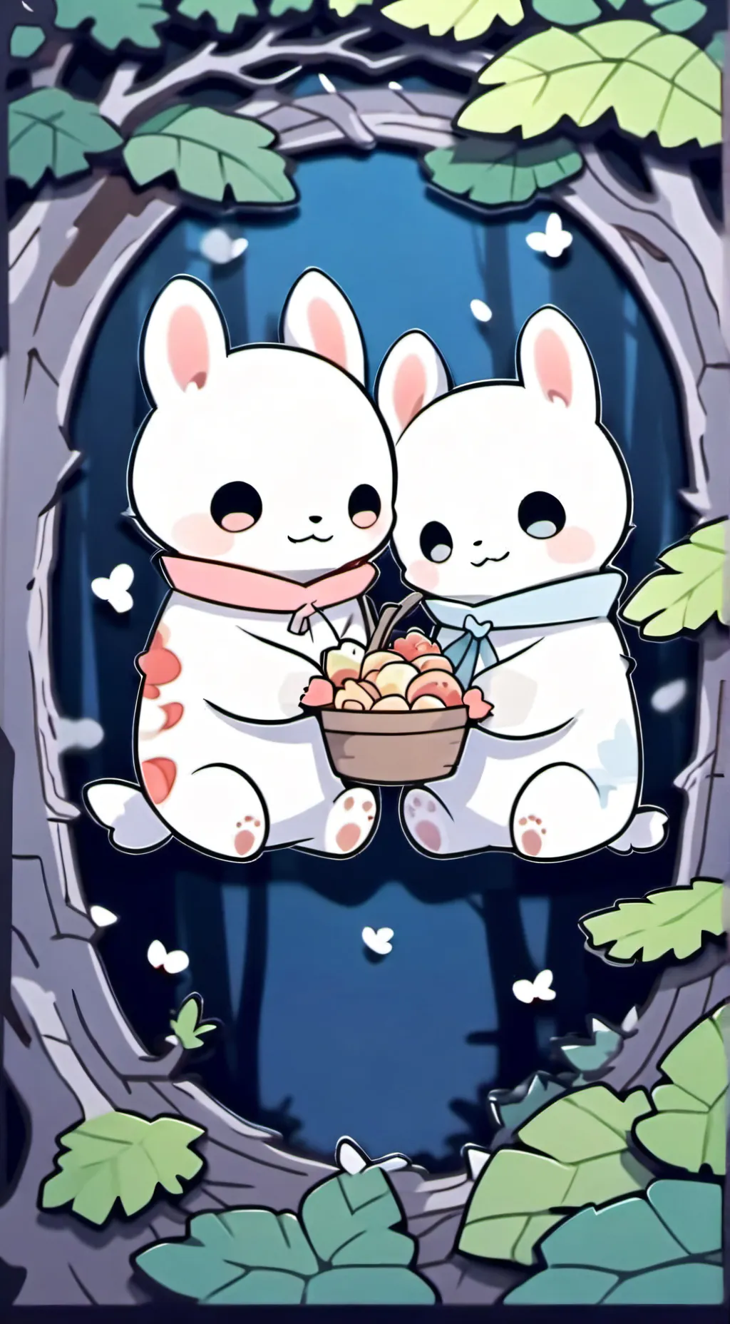 ai character: Happy Tree Friends background