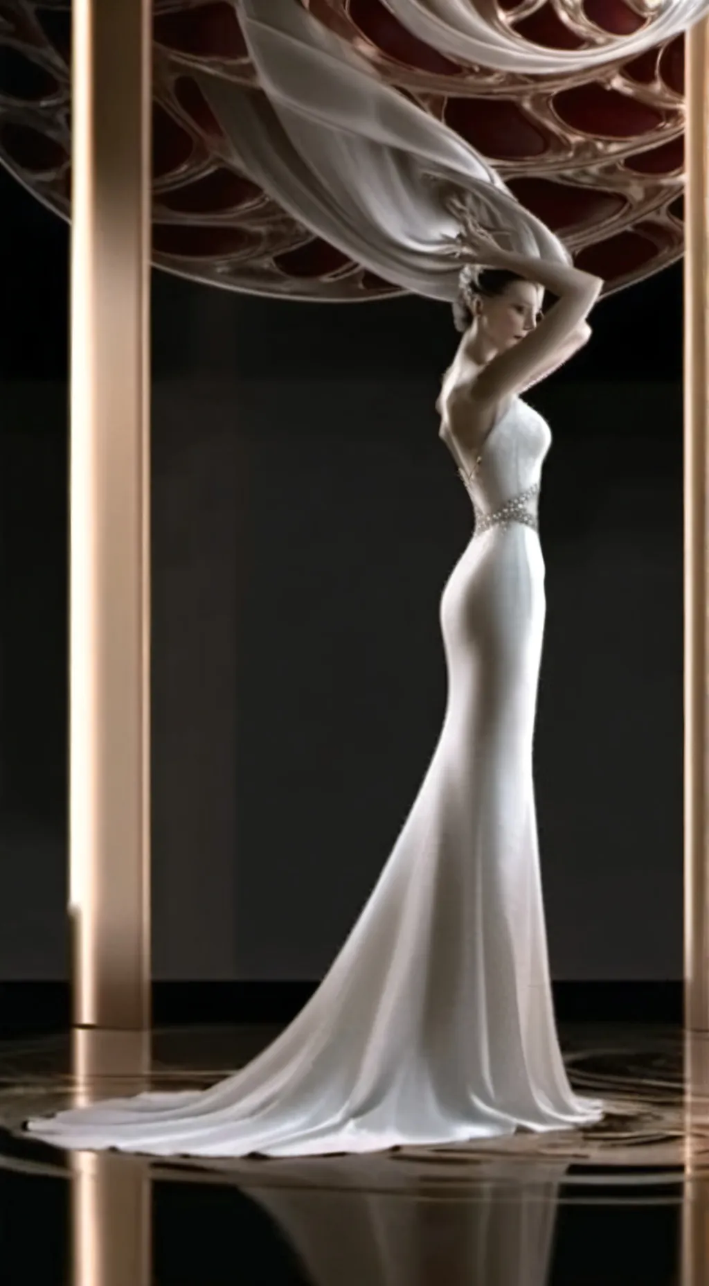 ai character: ghost girl background