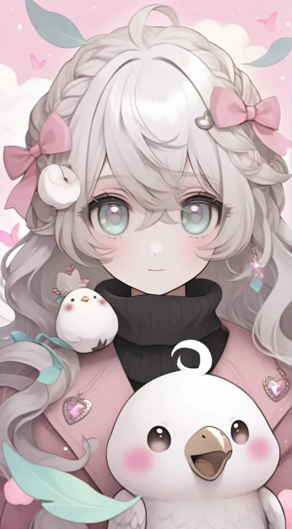 ai character: @ayla_thefrog background