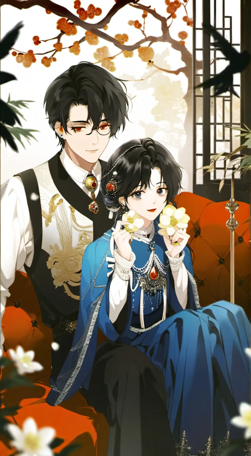 ai character: seus pais♥️✨️ background