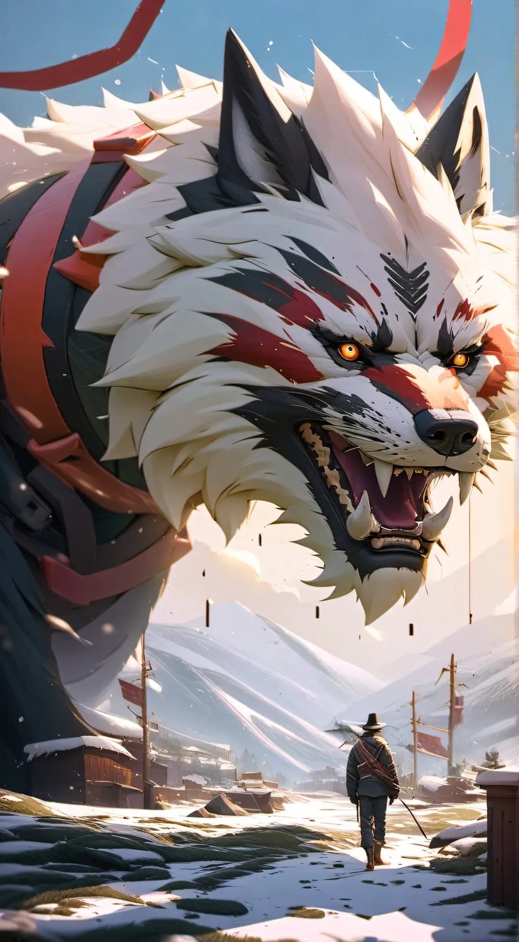 ai character: SG CHRISTMAS! background