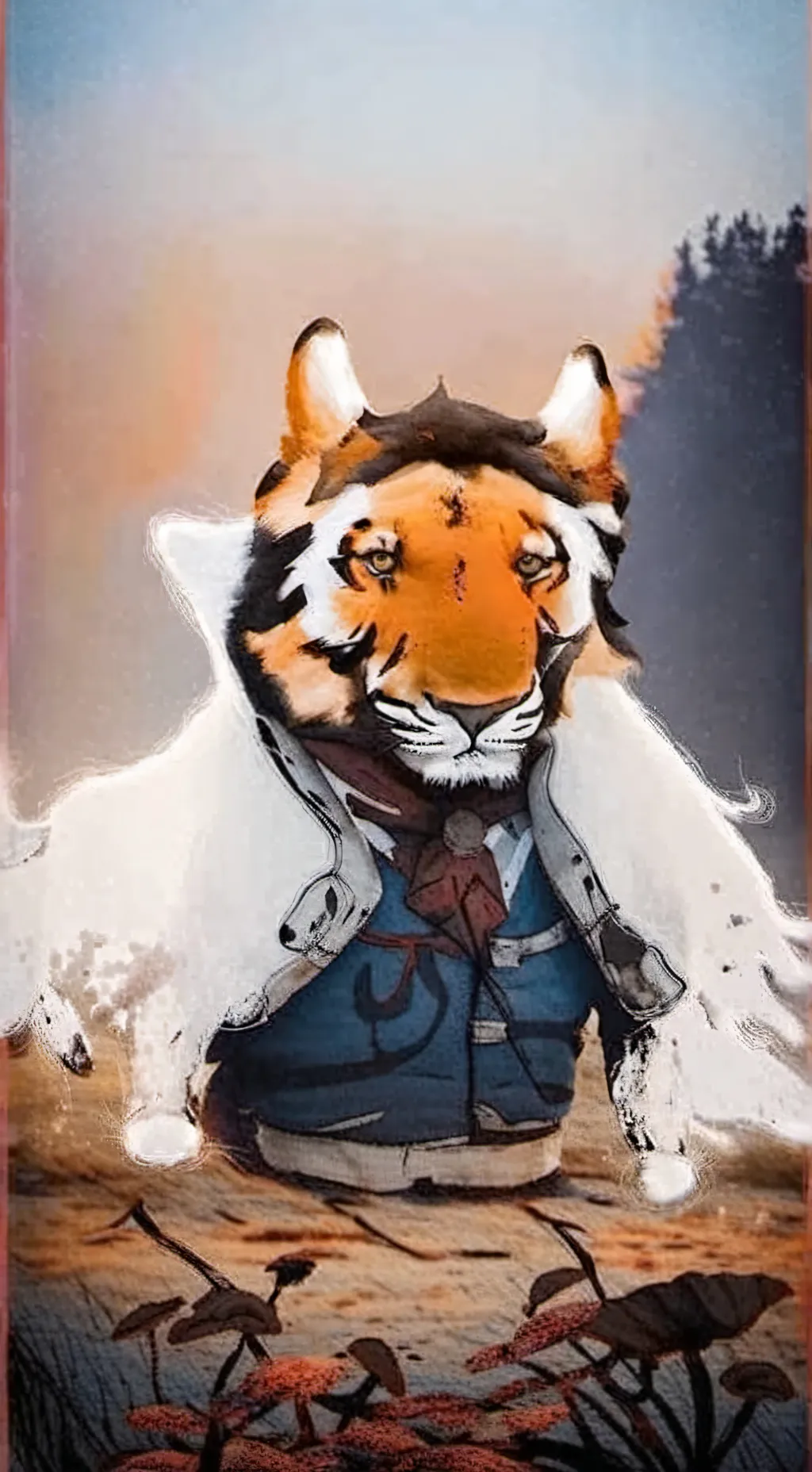 ai character: sonic el desastre  background