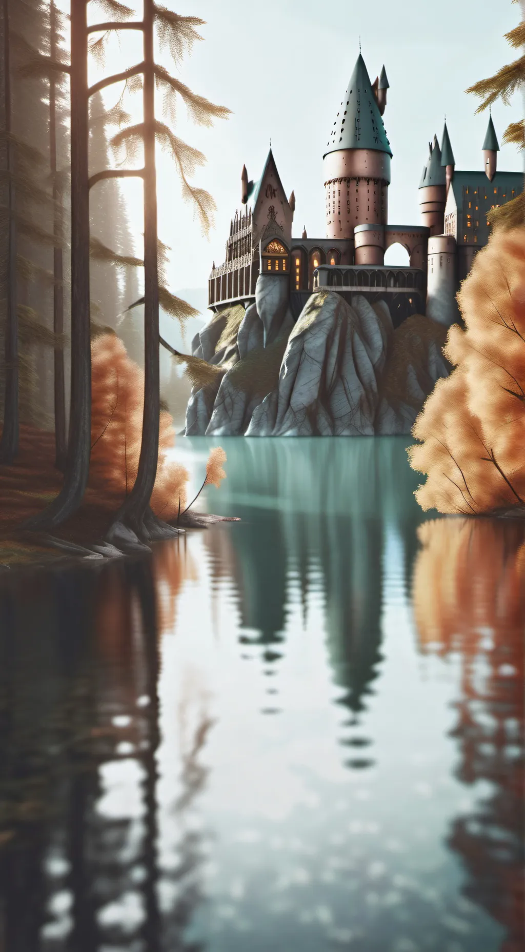 ai character: Hogwarts  background