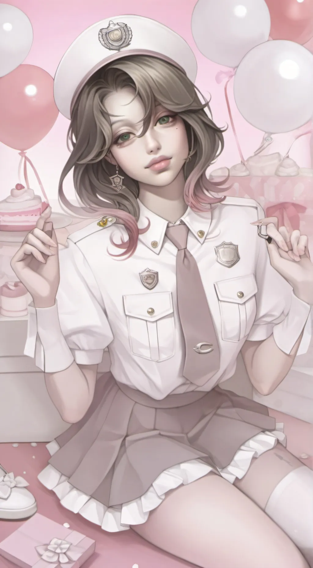 ai character: skz prank police  background