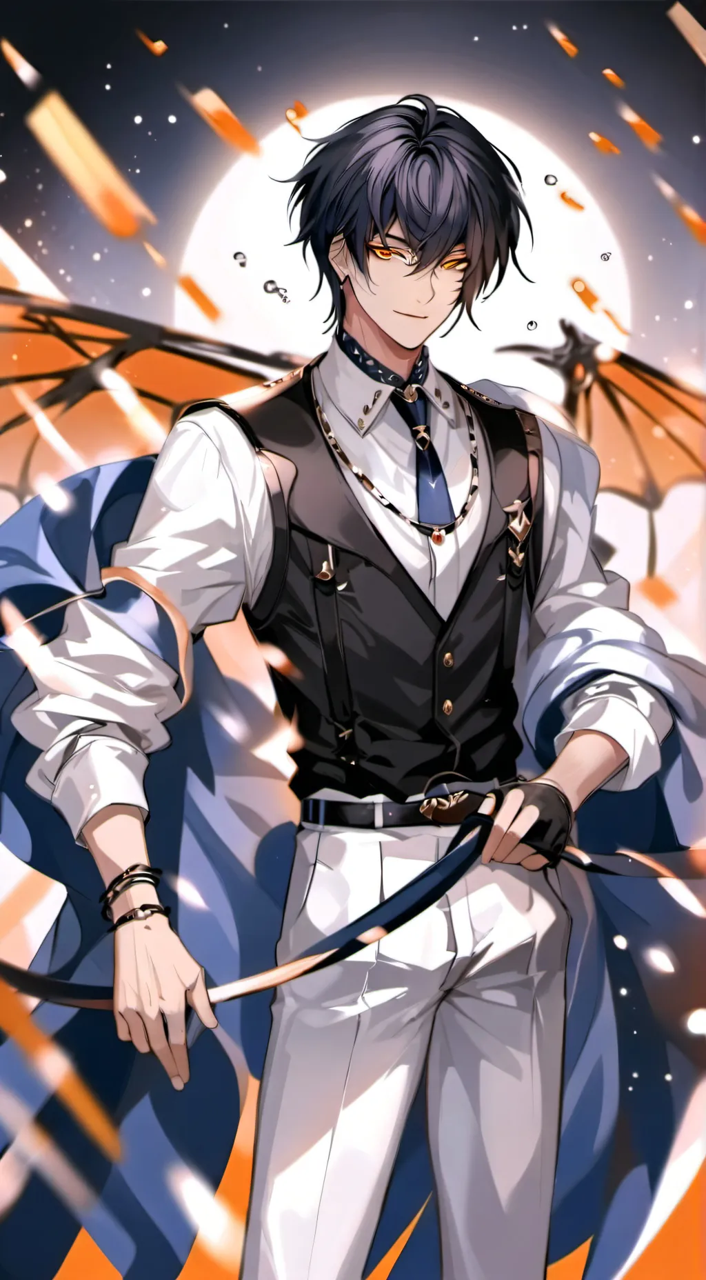 ai character: Leo background