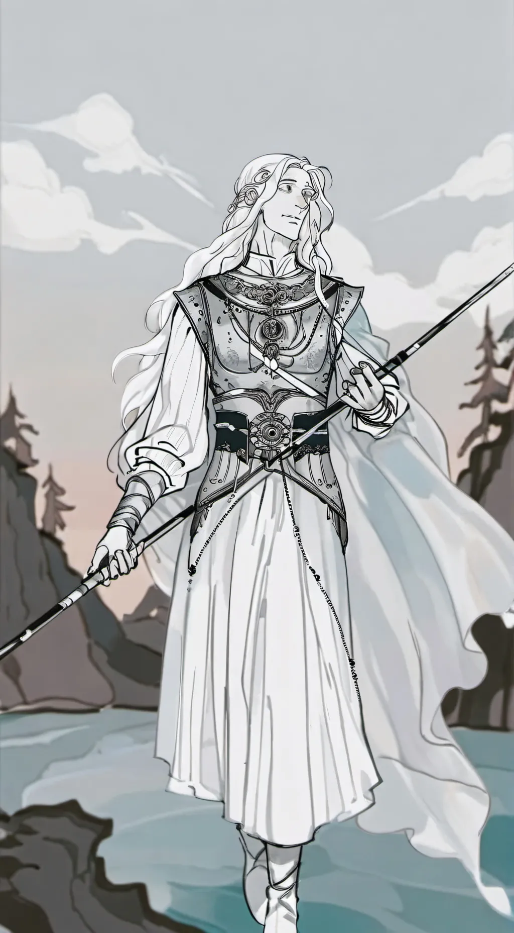 ai character: poseídon background