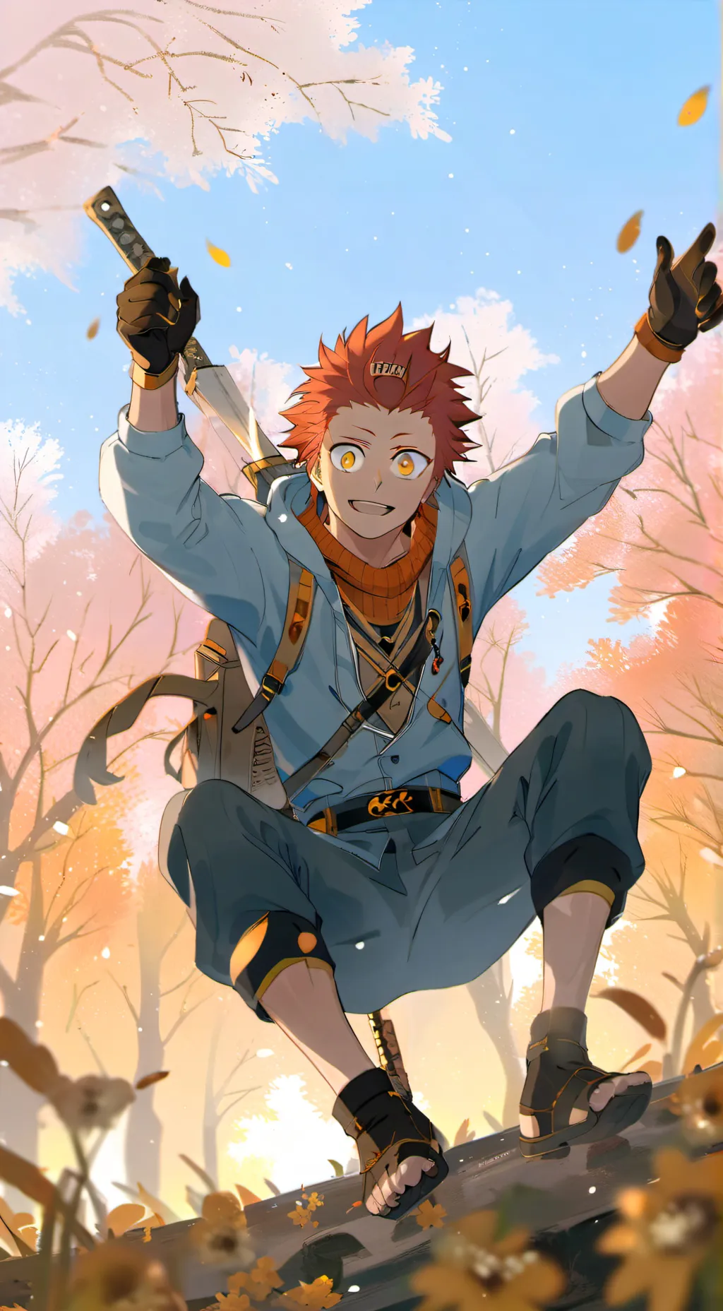 ai character: Kirishima background