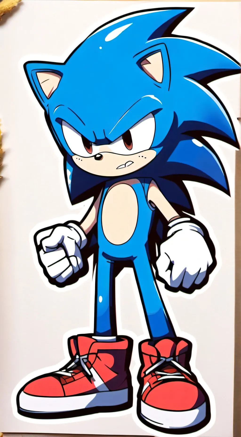 ai character: Sonic.EXE👹 background