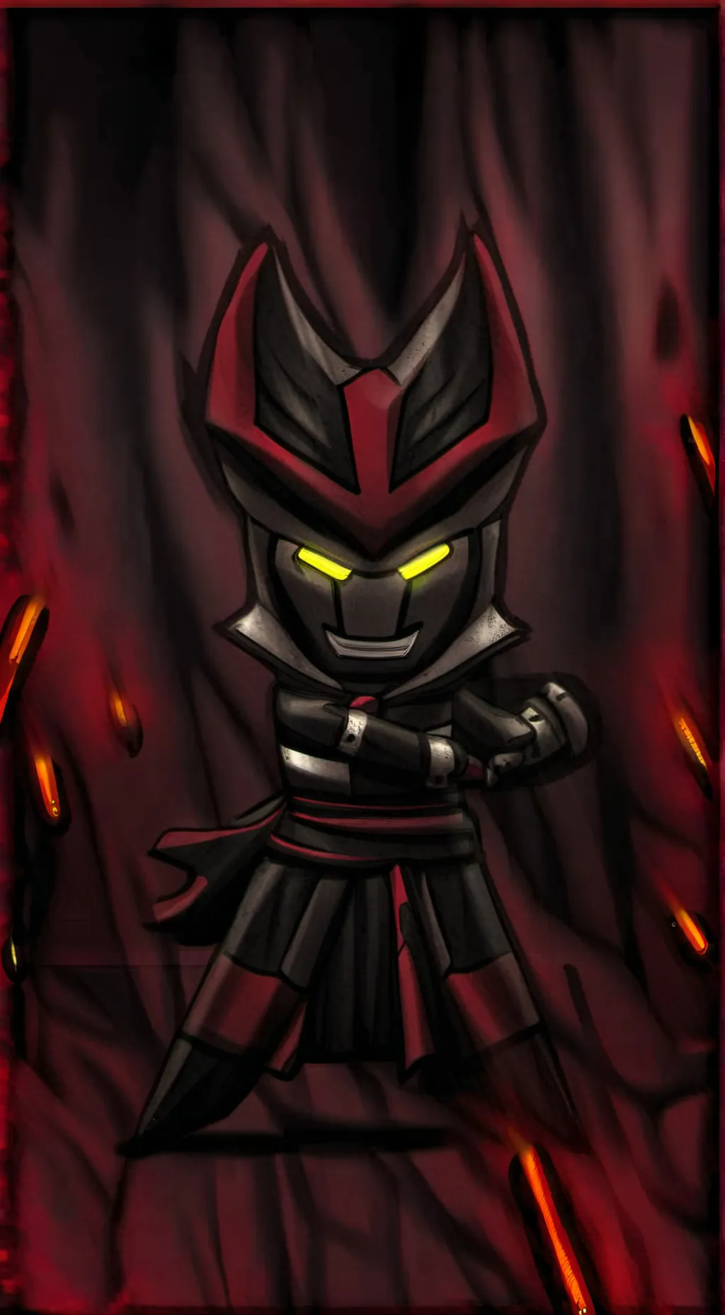 ai character: (*•v•*) background