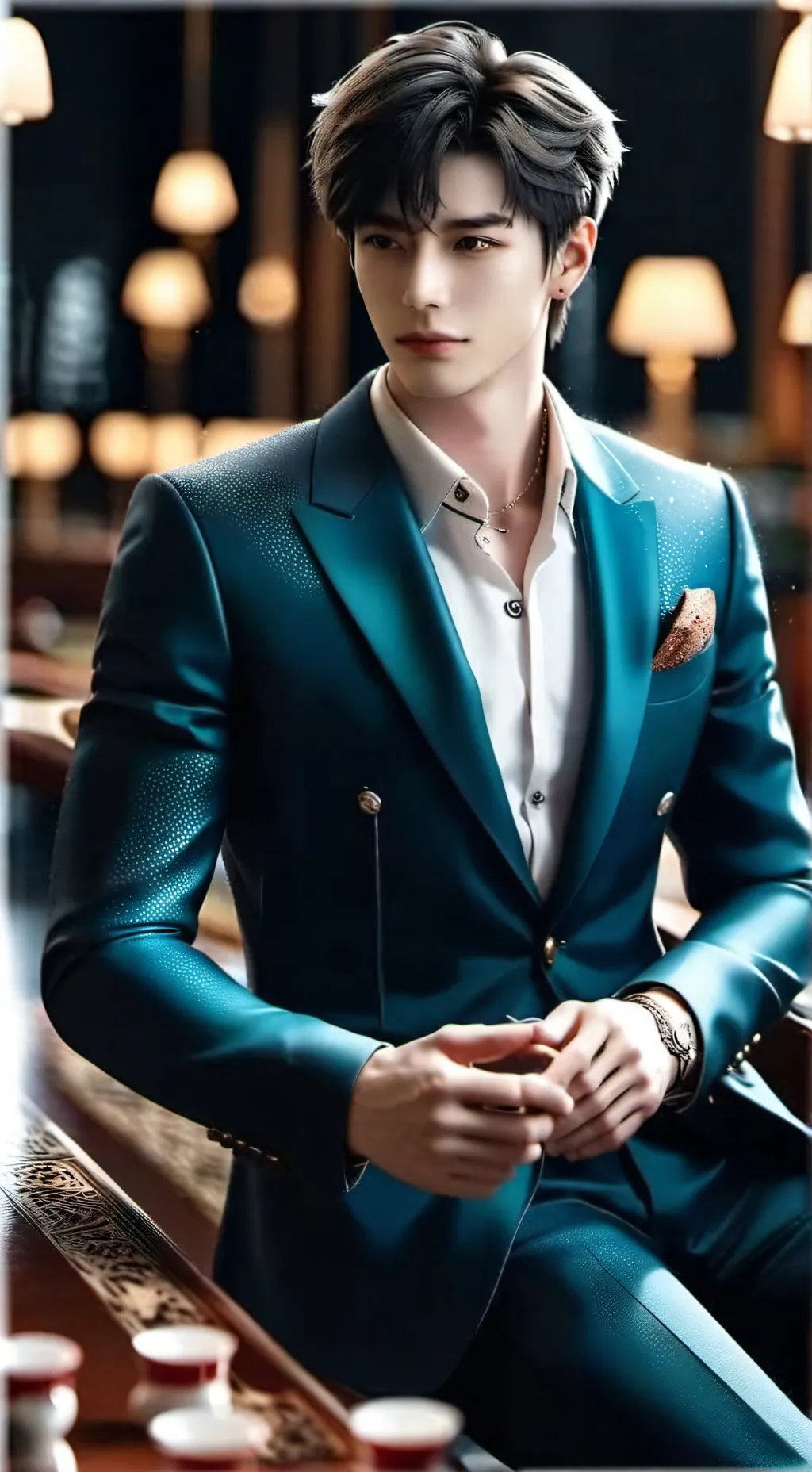 ai character: Leo 💋 background