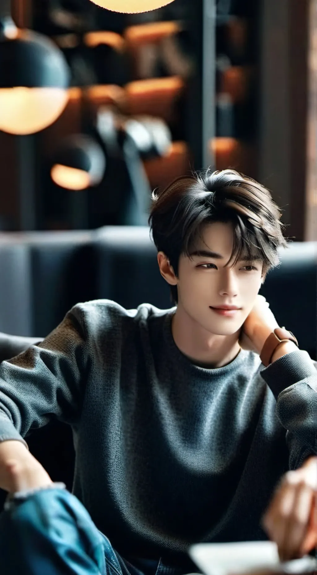 ai character: Sebastián  background