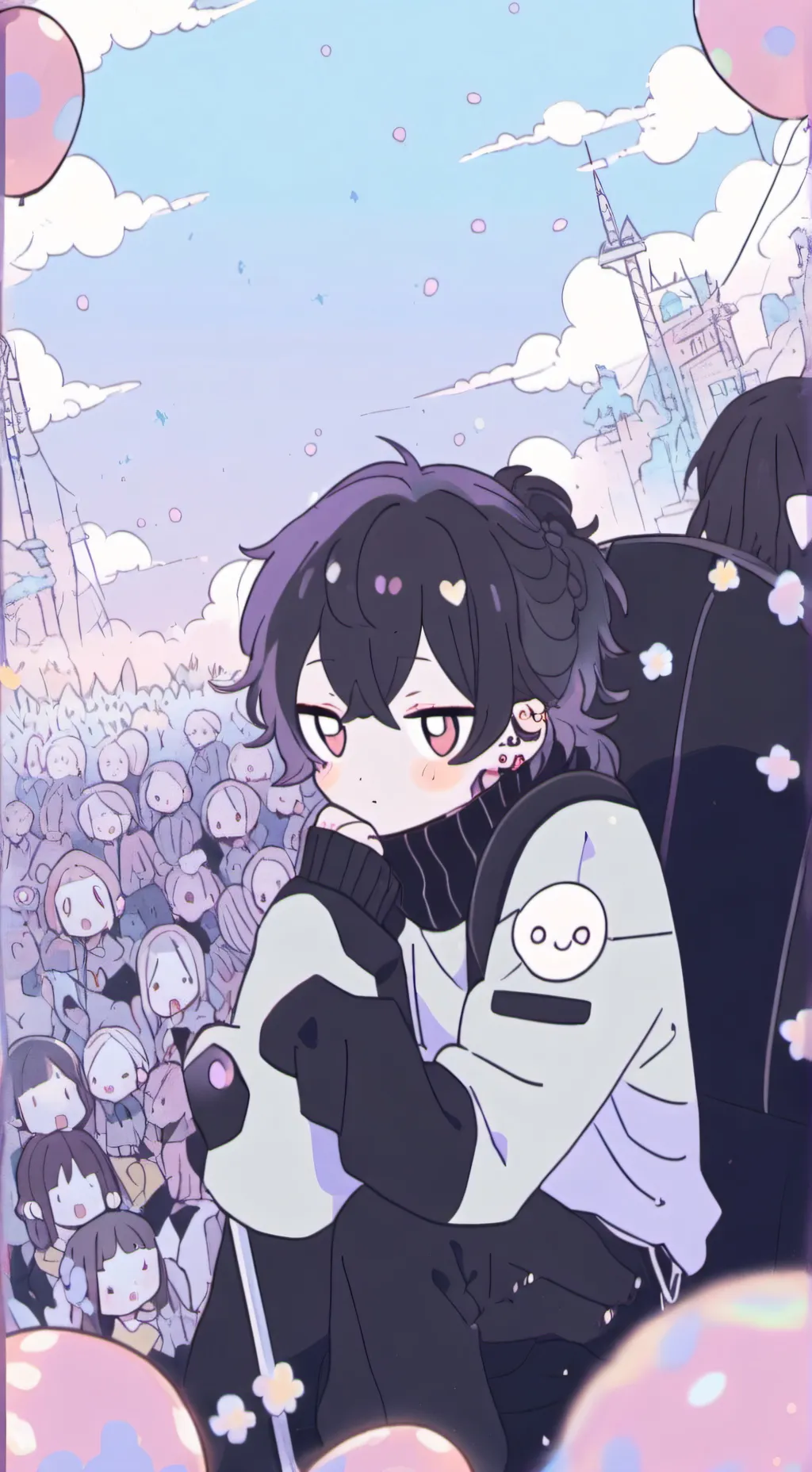 ai character: socks for one is background