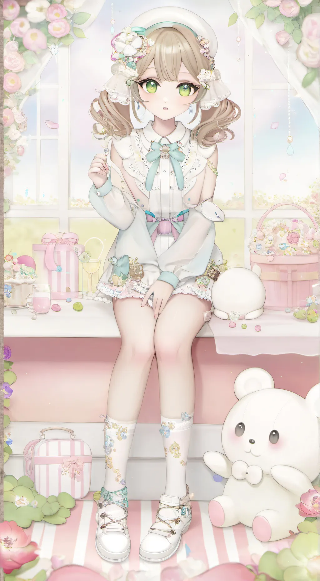 ai character: MHA TALKIE IDEAS background