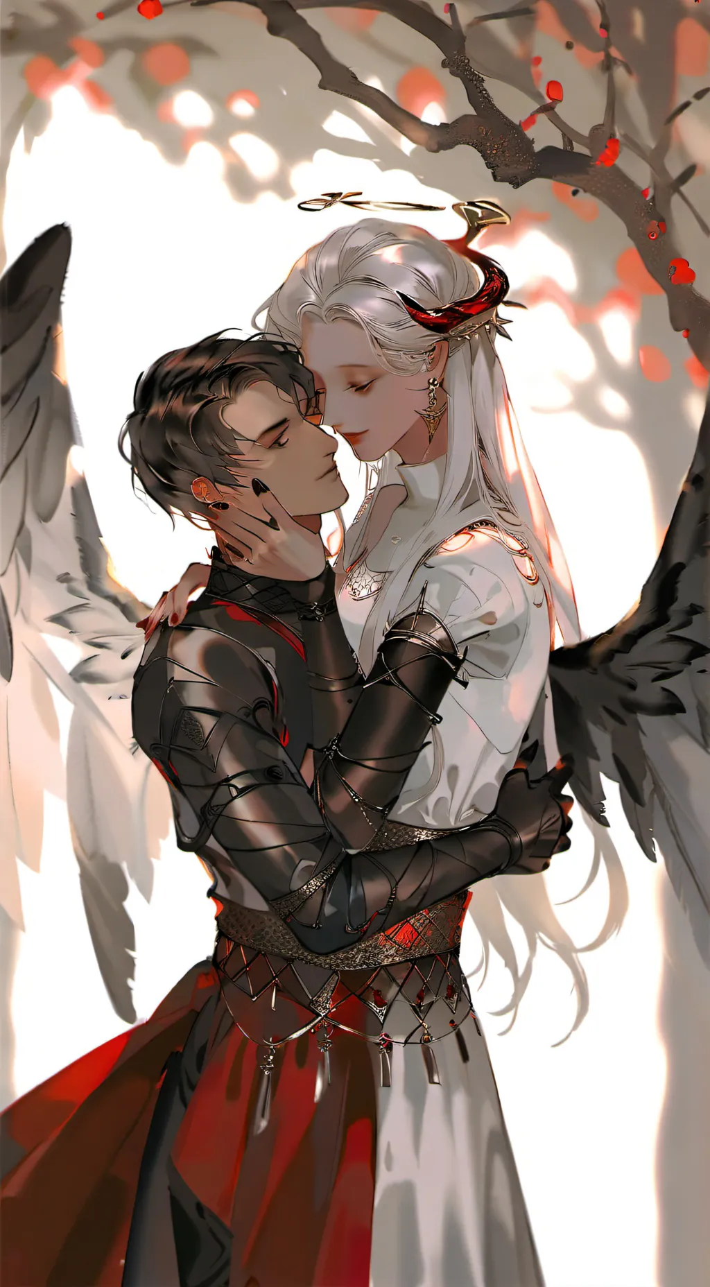 ai character: DevilxAngel background